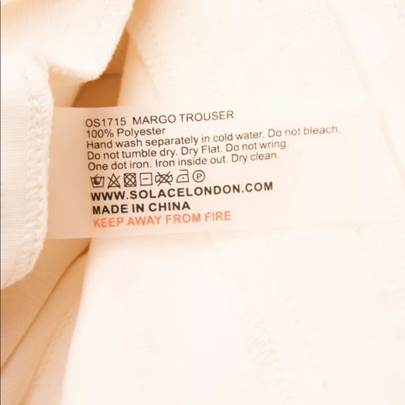 🔴FINAL PRICE !!! high waisted wide leg crop trousers solace London - Picture 9 of 14